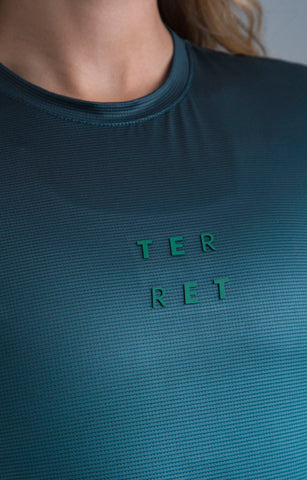 CAMISETA RUN PRO GREEN MUJER