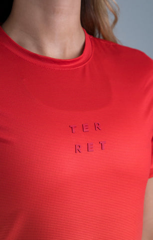 CAMISETA RUN PRO RED MUJER