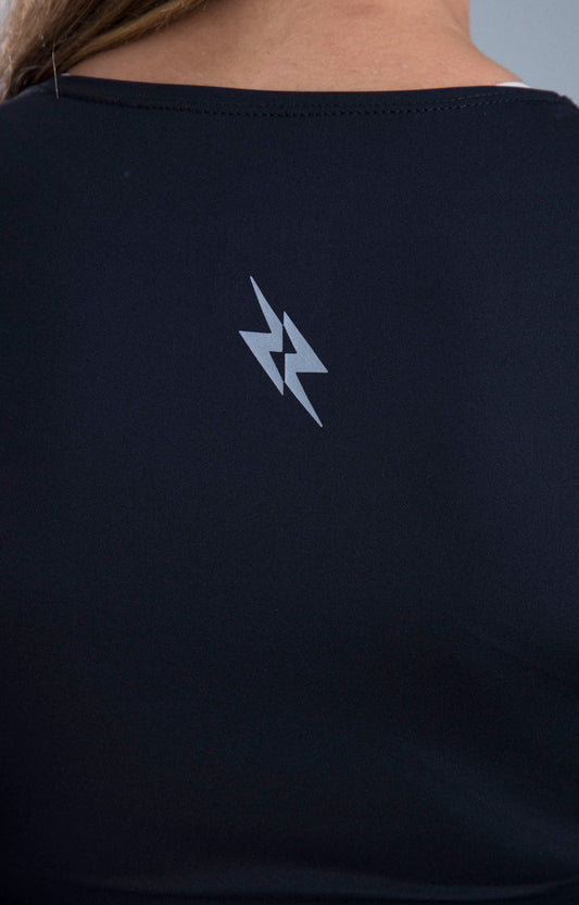 CROP TOP DEPORTIVO SINERGIA POTENZA BLACK