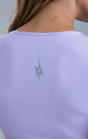 CROP TOP DEPORTIVO SINERGIA POTENZA LILA