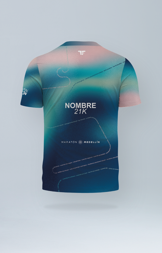 Camiseta Hombre Custom Conmemorativo 31 años Maratón Medellín