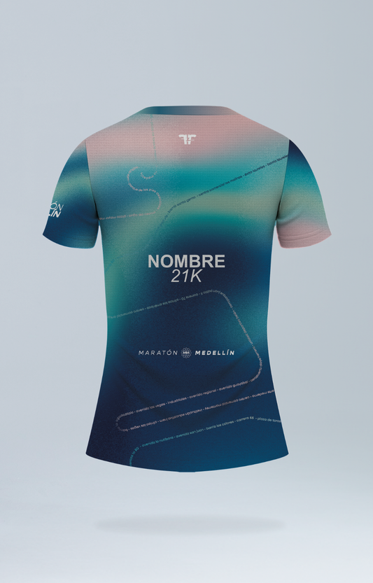 Camiseta Mujer Custom Conmemorativo 31 años Maratón Medellín