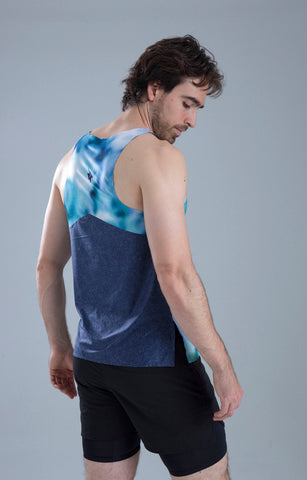 ESQUELETO RUNNING SIN COSTURAS AZURE HOMBRE