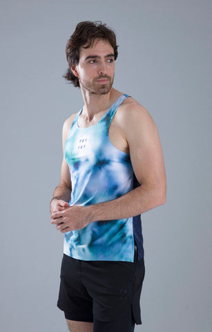 ESQUELETO RUNNING SIN COSTURAS AZURE HOMBRE