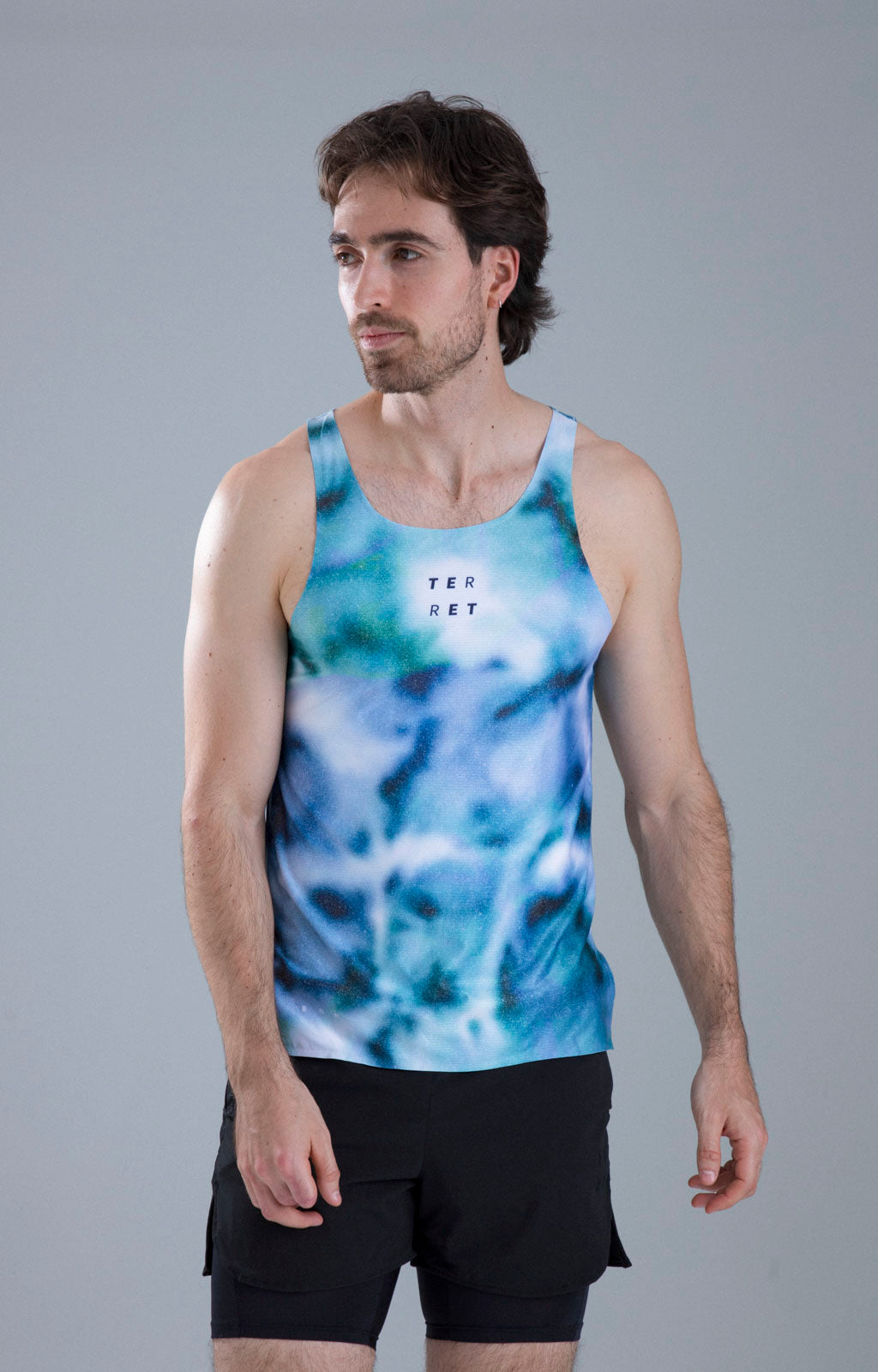 ESQUELETO RUNNING SIN COSTURAS AZURE HOMBRE