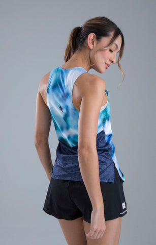 ESQUELETO RUNNING SIN COSTURAS AZURE MUJER