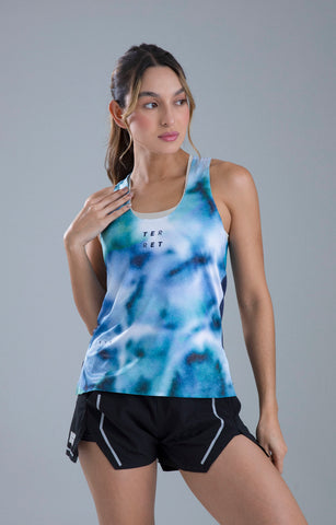 ESQUELETO RUNNING SIN COSTURAS AZURE MUJER