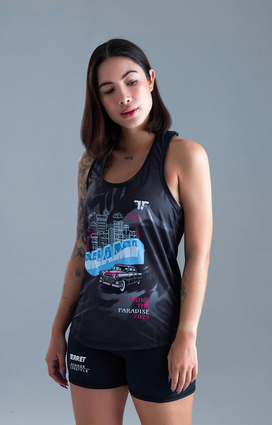 Camiseta de running Edición Especial Miami black