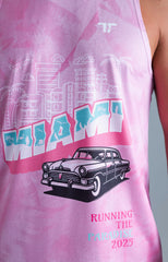 Camiseta de running Edición Especial Miami pink