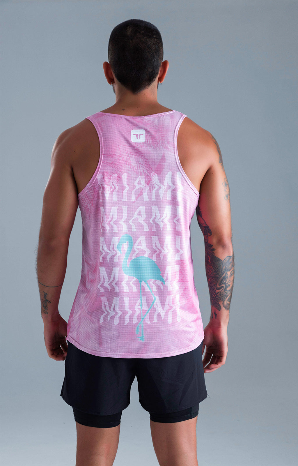 Camiseta de running Edición Especial Miami pink