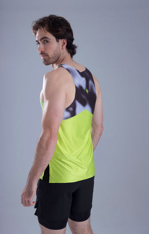 ESQUELETO RUNNING SIN COSTURAS LIME BLAZE HOMBRE