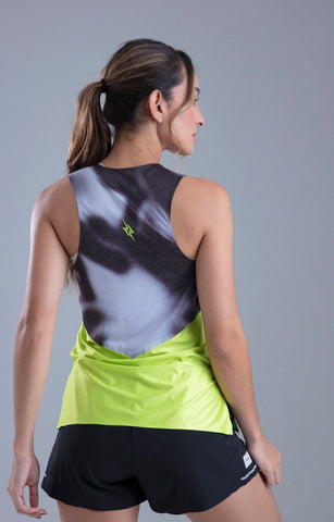 ESQUELETO RUNNING SIN COSTURAS LIME BLAZE MUJER