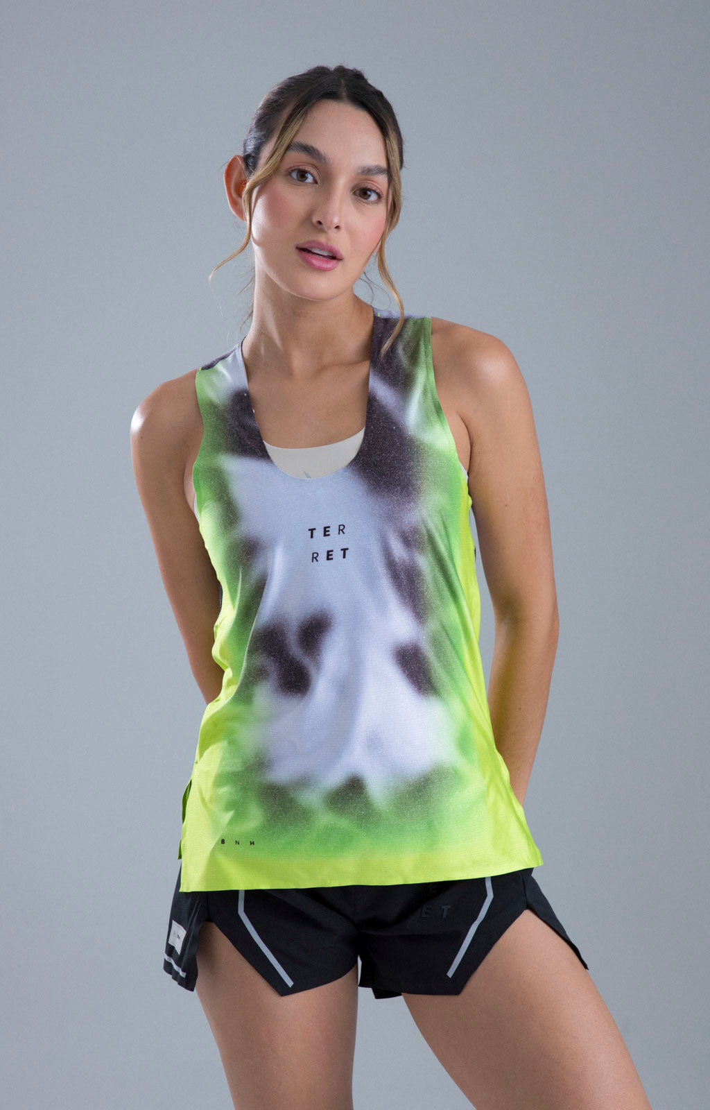 ESQUELETO RUNNING SIN COSTURAS LIME BLAZE MUJER