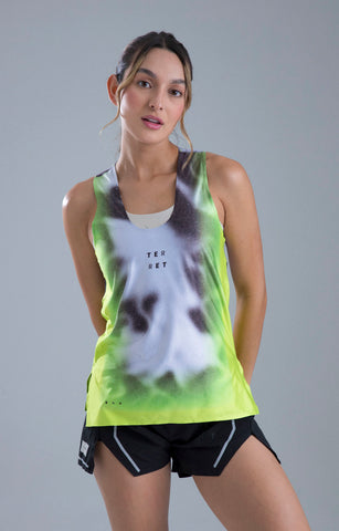 ESQUELETO RUNNING SIN COSTURAS LIME BLAZE MUJER