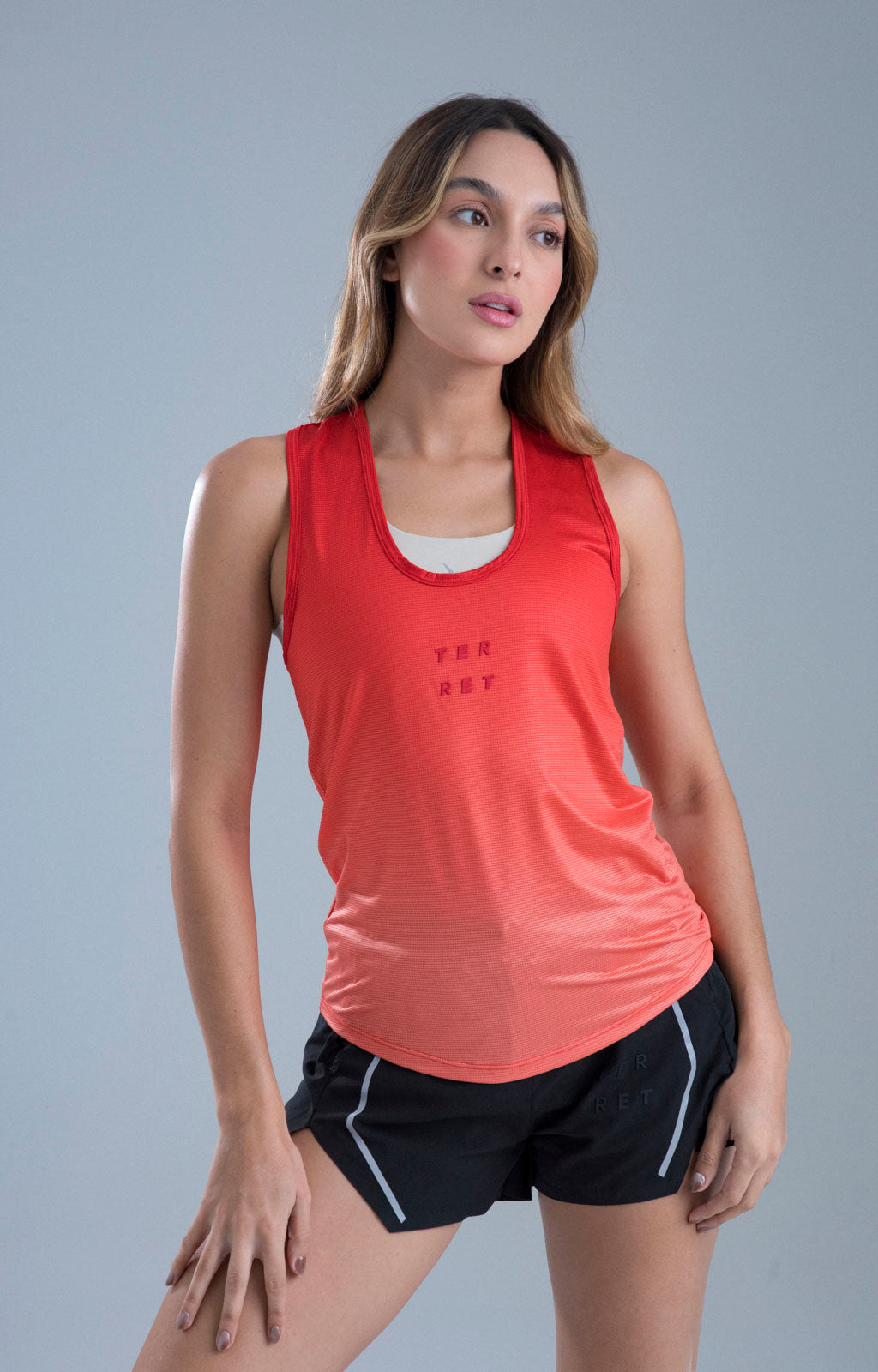 ESQUELETO RUN PRO RED MUJER