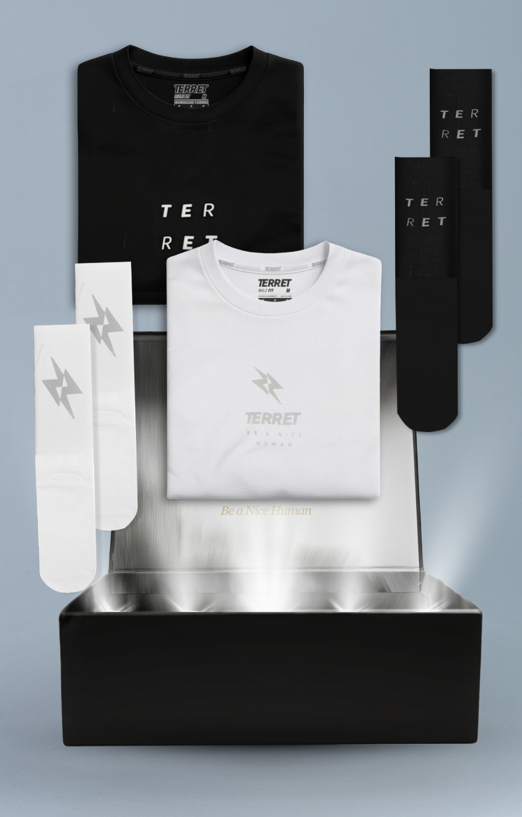 Pack Running Simple Better: 2 Camisetas + 2 Medias Compresión