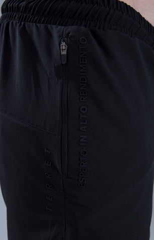 SHORT RUNNING HOMBRE TEMPRA POINT BLACK