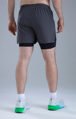 SHORT RUNNING HOMBRE TEMPRA POINT GRAY