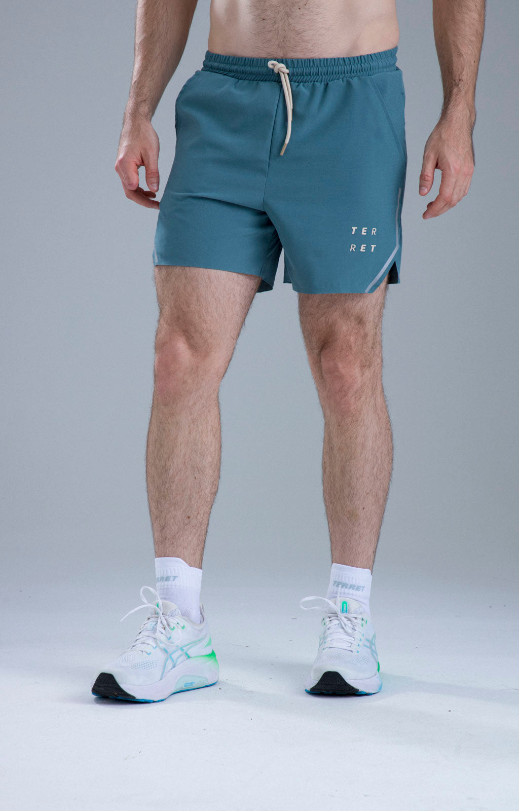 SHORT RUNNING ETERNA RITMO GREEN HOMBRE