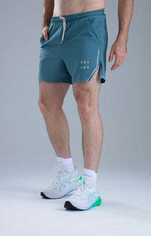 SHORT RUNNING ETERNA RITMO GREEN HOMBRE