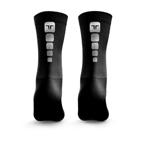 Medias Deportivas con Compresión Reflective Black Socks