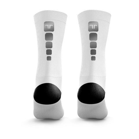 Medias Deportivas con Compresión Reflective White Socks