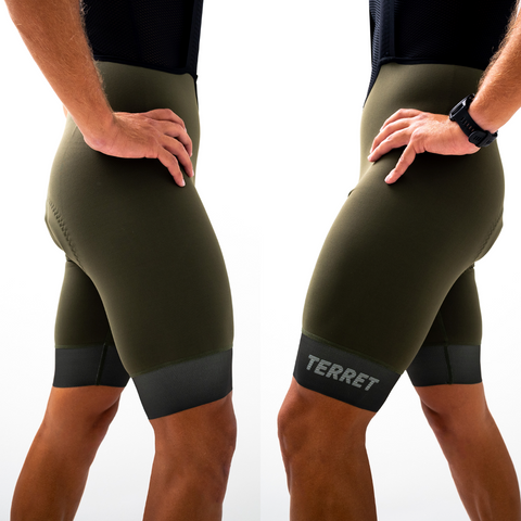 Pantaloneta Ciclismo Mortirolo Army Green Hombre
