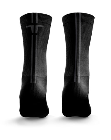 Medias Deportivas con Compresión Fuck Off Black Socks